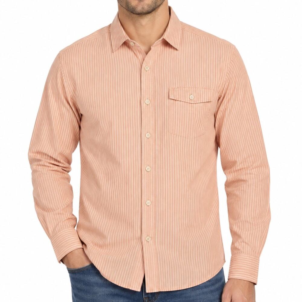 Tommy Bahama Island Modern Fit Stripe Shirt M
